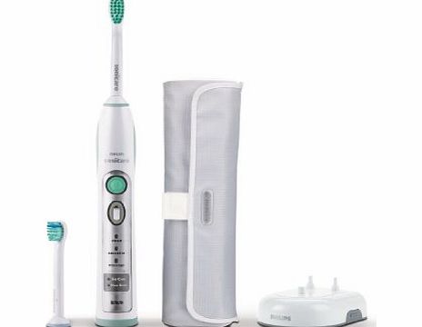 Philips Sonicare HX6902/02 FlexCare Rechargeable Electric Toothbrush with standard two-pin bathroom socket
