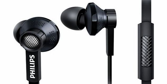 Philips TX1BK/00 Noise-Isolating In-Ear Headphones   Built-In Microphone - Black