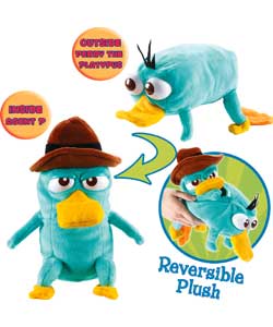Phineas and Ferb Reversible Plush Agent P