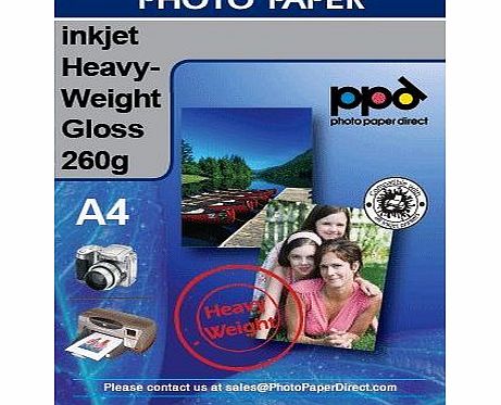 A4 Glossy Photo Paper Premium Heavyweight 260g x 50 sheets