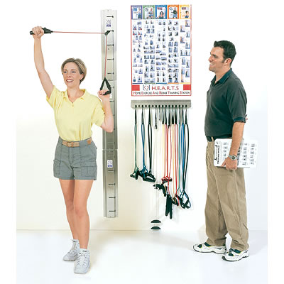 Physio-Med Thera-Band Web-Slide Exercise Rail System (Ex.Rail - Single Height 28 with 5 Elevations (XET808))