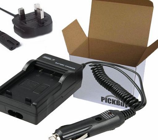 PicknBuy NP150 Charger for FUJI NP-150 FUJIFILM battery compatible Digital Camera FUJIFILM FINEPIX S5 PRO with Car adapter and UK Power cord