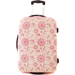 Picture Case Pink Paisley Small 20` Trolley Case