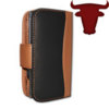 Piel Frama Luxury Leather Case - HTC TyTN/MDA Vario II - Black/Tan
