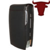 Luxury Leather Case - Sony Ericsson P990i - Black