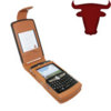 Piel Frama Luxury Leather Cases For BlackBerry 8800 - Black/Tan