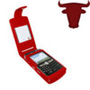 Piel Frama Luxury Leather Cases For BlackBerry 8800 - Red