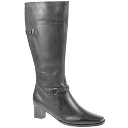 Pierre Cardin Female Pcpkl652 Leather Upper Textile/Other Lining Comfort Calf Knee Boots in Black, Brown