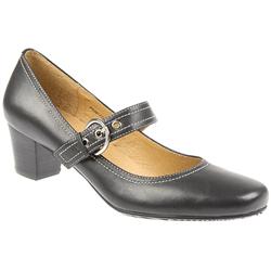 Female Penpad808 Leather Upper Leather Lining in Black, Black Patent, Brown
