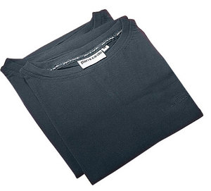 Pack of 2 T-Shirts, black, in various sizes