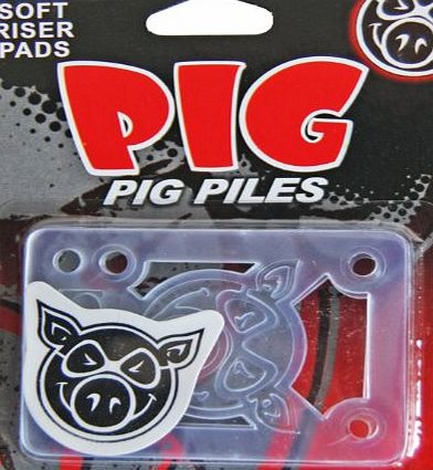 Pig Skateboard Accessories Pig Wheels Piles Soft Shockpads 1/8``