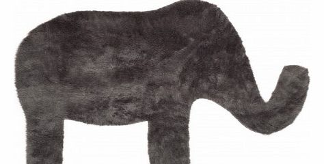 Pilepoil Elephnat carpet Dark grey `One size