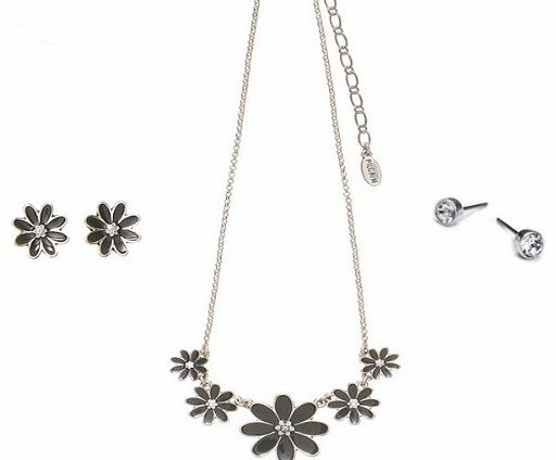  DAISY NECKLACE & TWO SETS OF EARRINGS MODEL NO 500021