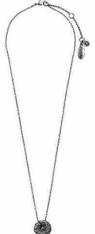 Pilgrim Silver Plated Necklace with Grey Crystal Stones of 38cm Length Item No. 241216101