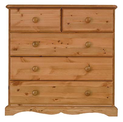 2 OVER 3 CHEST OF DRAWERS BADGER
