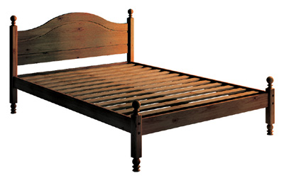 pine 3FT BEDSTEAD LOW END DOVEDALE