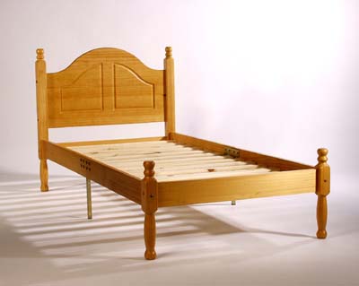 PINE BEDSTEAD LOW END 3FT CALEDONIAN