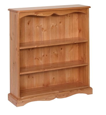 pine BOOKCASE 3FT BADGER 8in DEEP
