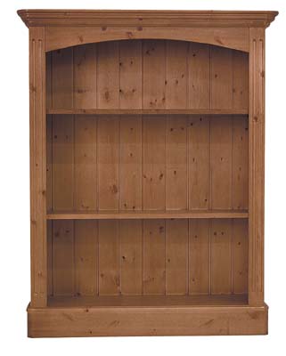 pine BOOKCASE 4FT x 3FT OLD MILL