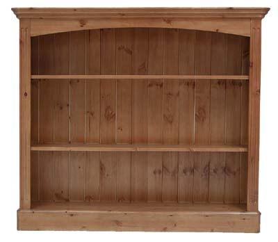 pine BOOKCASE 4FT x 4FT 6IN OLD MILL