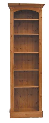 pine BOOKCASE 6FT 6IN x 2FT OLD MILL