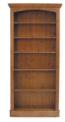 pine BOOKCASE 6FT 6IN x 3FT OLD MILL