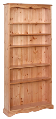 pine BOOKCASE 6FT BADGER 8IN DEEP
