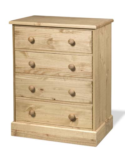 PINE CHEST 4 DRAWER GRAMPIAN
