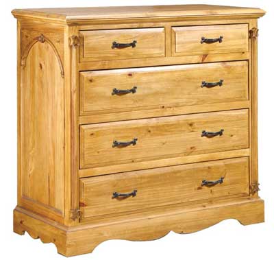 Chest of Drawers 2 over 3 Cathedral