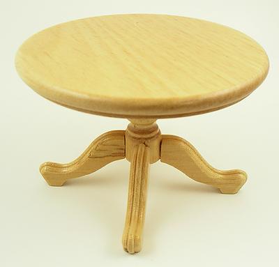 Pine Circular Pedestal Kitchen Table