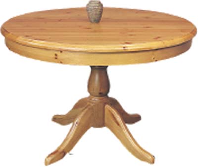 DINING TABLE ROUND COUNTRY PINE