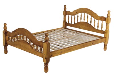 PINE DOUBLE BED SIENNA