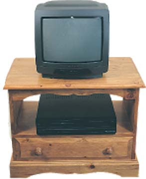 pine VIDEO / DVD UNIT WIDE