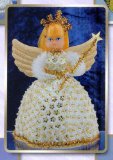 Sequin art, Pinflair Doll - Angelina Cream/Gold