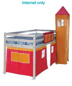 pink and Orange Mid Sleeper and Tent with Tower