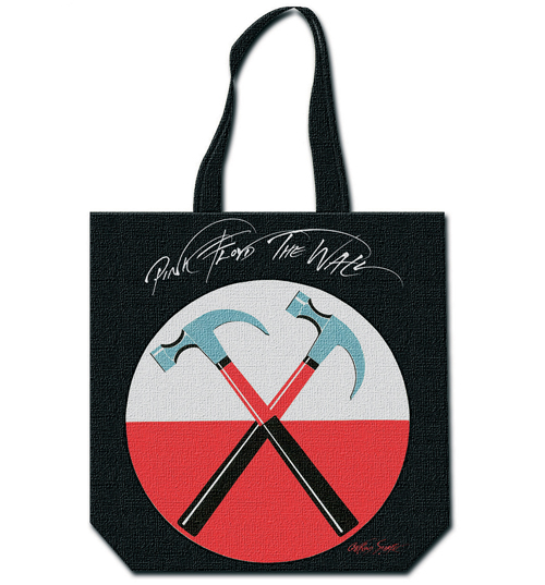 PINK Floyd The Wall Black Canvas Tote Bag With