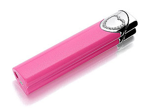 Pink Heart Lighter 012831