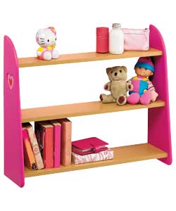 Pink Hearts 3 Shelf Unit