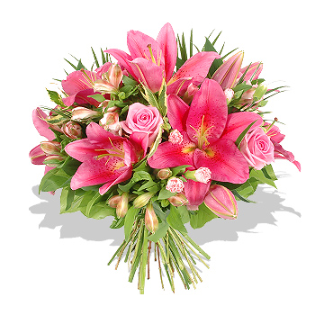 Cheap Roses Free Delivery on Lilies And Roses   Free Vase    Flowers