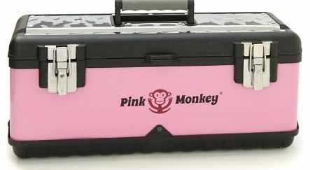 Quality limited edition pink tool box featuring a black carrying tray. Lockable, it is ideal if you already have your tools,or are tired of someone else borrowing your tools! Perfect for tools, arts a