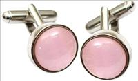 Pink Mother of Pearl Cufflinks