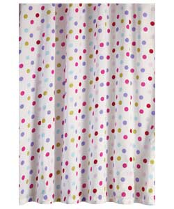 PINK Spots Curtains with Tie Backs - 66 x 72 Inch