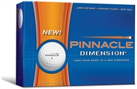 Pinnacle Dimension Golf Balls - Dozen 1PD-E