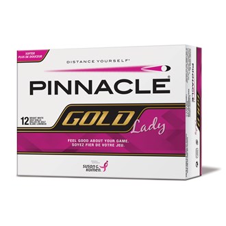 Pinnacle Gold Ladies Distance White Golf Balls