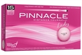 Pinnacle Lady Ribbon Pearl 15 Pack Golf Balls Pink