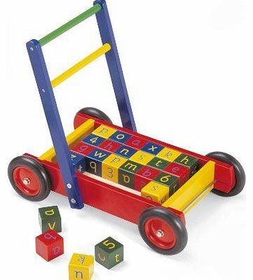 Pintoy Baby Walker with Bricks