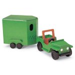 PINTOY Wood Valley Farm Rover & Trailer