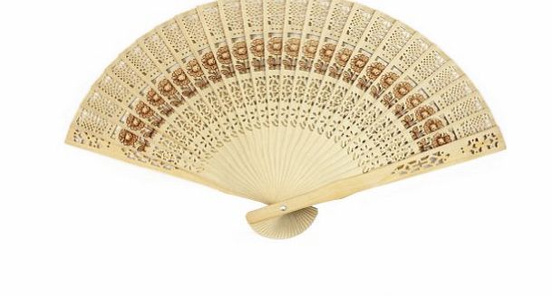 Pinzhi Vintage Chinese Women Lady Hollow Wooden Hand Fan Wedding Bridal Party Gift New