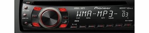 Pioneer DEH-1300MP Mp3 Aux in CD Tuner - Red Illumination