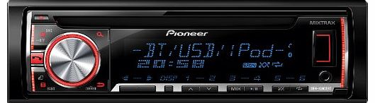 DEH-X5600BTRDS Tuner with Bluetooth, MIXTRAX EZ, Front USB, Aux-In and Direct iPod Control